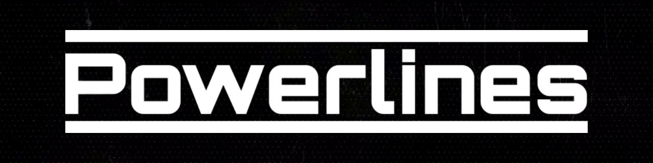Powerlines' logo banner