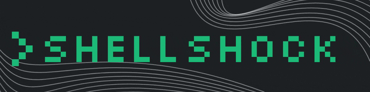Shell Shock's logo banner